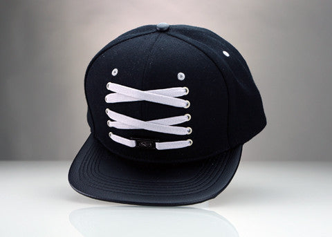 Black Leather Snapback