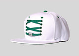 NYJ White & Green Snap Back