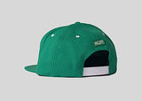 Green & White Snapback